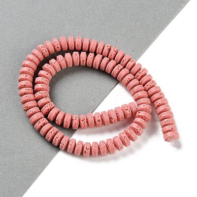 Synthetic Lava Rock Dyed Beads Strands G-H311-09-10-1