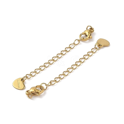 Ion Plating(IP) 304 Stainless Steel Curb Chain Extender STAS-A097-02C-G-1