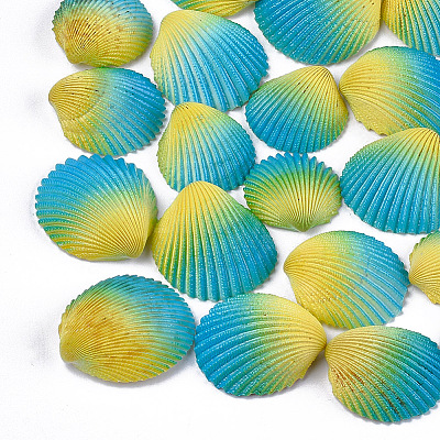 Spray Paint Natural Ark Shell Beads SSHEL-S261-03B-1