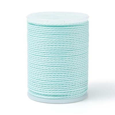 Round Waxed Polyester Cord YC-G006-01-1.0mm-31-1