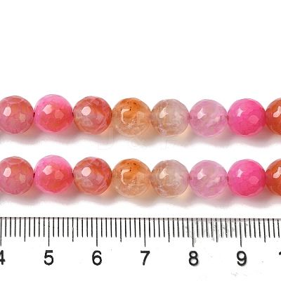 Dyed & Heated Natural Dragon Veins Agate Beads Strands G-P539-A01-02-1
