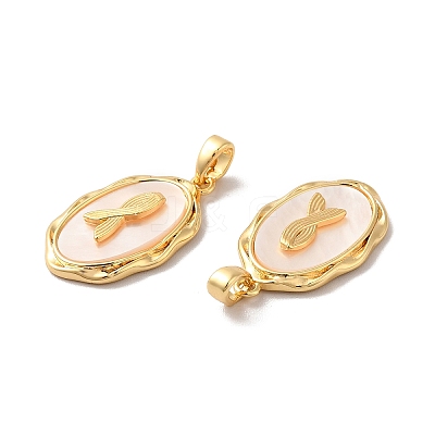 Brass Pendants KK-I703-11G-1