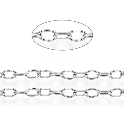 Tarnish Resistant 304 Stainless Steel Cable Chains CHS-L024-013A-1