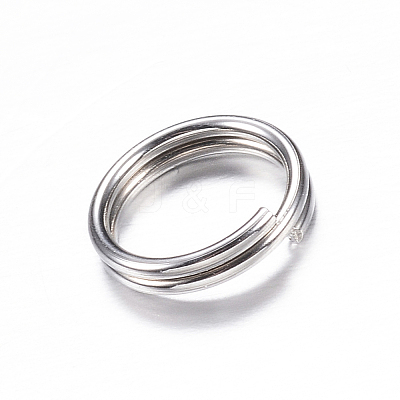 Non-Tarnish 304 Stainless Steel Split Rings X-STAS-P092-02-1