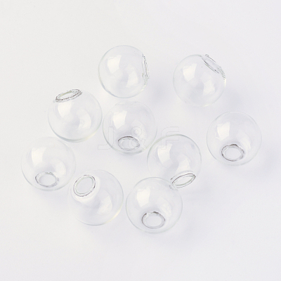 Round Mechanized One Hole Blown Glass Globe Ball Bottles X-BLOW-R001-16mm-1