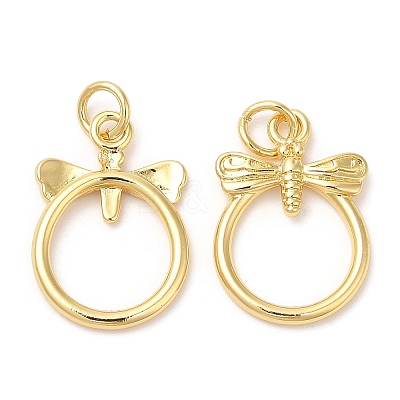 Rack Plating Brass Pendants KK-Q775-17G-1