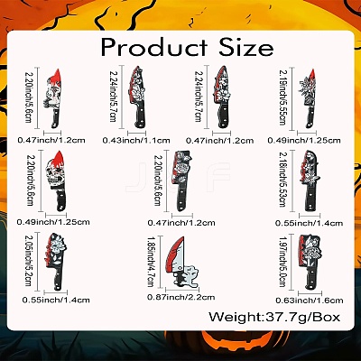 20Pcs 10 Styles Printed Opaque Acrylic Pendants MACR-CJ0001-87-1