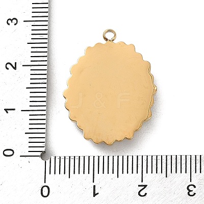 304 Stainless Steel Enamel Pendants STAS-Z146-02G-02A-1