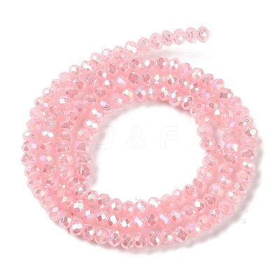 Baking Electroplate Glass Beads Strands X-DGLA-A039-J2MM-B08-1