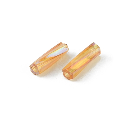 900Pcs Transparent Glass Twist Bugle Beads EGLA-WH0003-01A-1