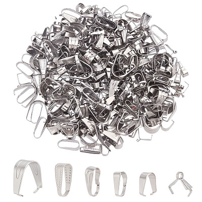 Stainless Steel Snap on Bails STAS-ME0002-26P-1