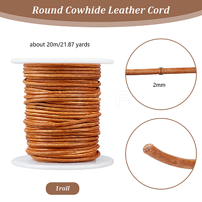 20M Round Cowhide Leather Cord WL-WH0015-01B-01-1