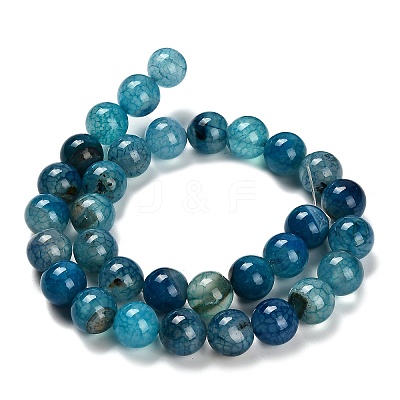 Dyed Natural Agate Beads Strands G-G203-10I-12mm-1