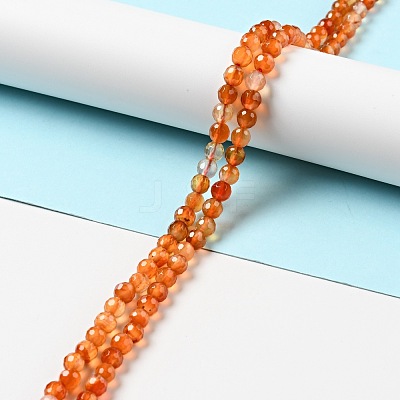 Natural Carnelian Beads Strands G-E571-35A-1