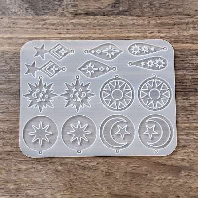 DIY Silicone Pendant Molds DIY-G079-13B-1