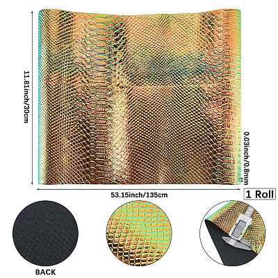 1Pc Laser PU Leather Fabric DIY-CL00001-85A-1