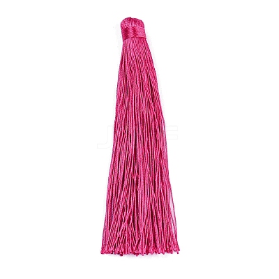Nylon Tassels Big Pendant Decorations HJEW-G010-B13-1