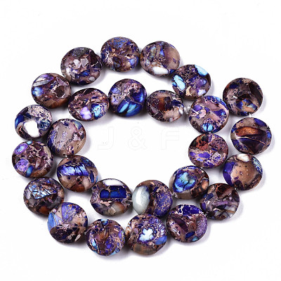 Natural Imperial Jasper Beads Strands G-S355-87D-03-1