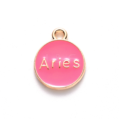 Alloy Enamel Pendants X-ENAM-S124-01B-03A-1