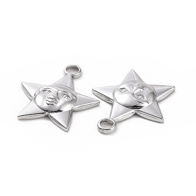 Non-Tarnish 304 Stainless Steel Pendants STAS-C003-14P-1