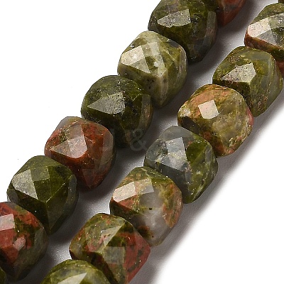 Natural Unakite Beads Strands G-H078-C03-01-1