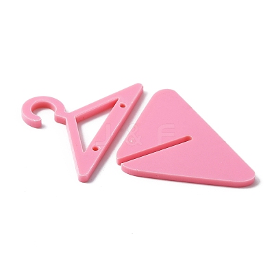 Opaque Acrylic Earring Display Stands EDIS-WH0029-14D-1