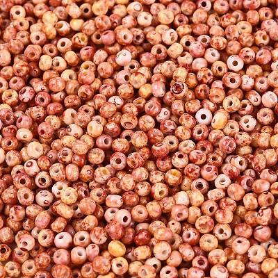 Picasso Glass Seed Beads GL-N001-01B-08-1