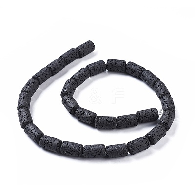 Natural Lava Rock Beads Strands X-G450-B11-1