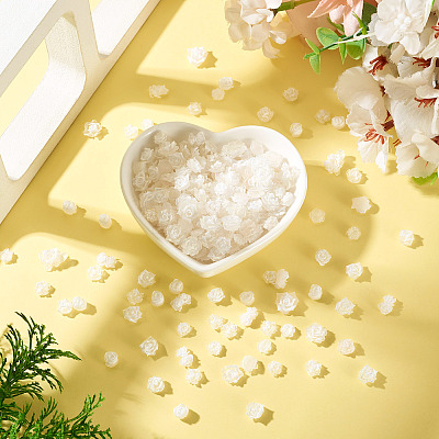 200Pcs Flower & Butterfly Resin Cabochons CRES-TA0001-89H-1