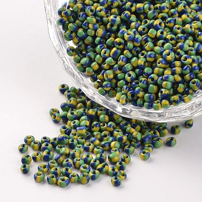 12/0 Opaque Colours Seep Glass Beads SEED-M008-C05-1