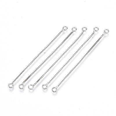 Brass Box Chain Tassel Links KK-R129-05P-1
