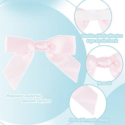 50Pcs Polyester Bowknot DIY-DR00010-1