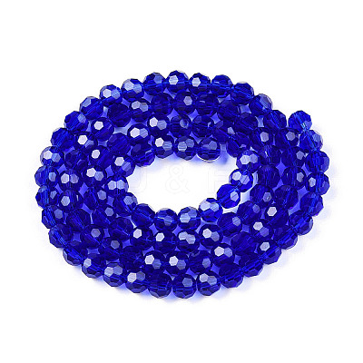 Transparent Glass Beads EGLA-A035-T6mm-D06-1