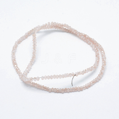 Electroplate Glass Beads Strands EGLA-J144-HR-C07-1