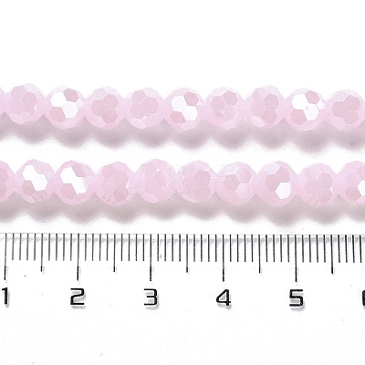 Electroplate Glass Beads Strands EGLA-A035-J6mm-A02-1