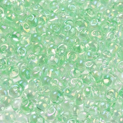 6/0 Inside Colours Fringe Glass Seed Beads SEED-A034-03A-1
