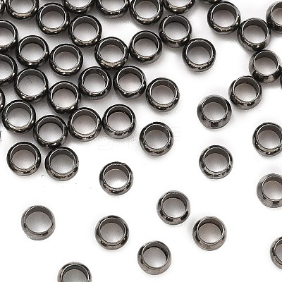 Brass Crimp Beads KK-S509-01EB-01-1