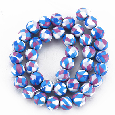 Handmade Polymer Clay Beads Strands CLAY-N008-054-01-1