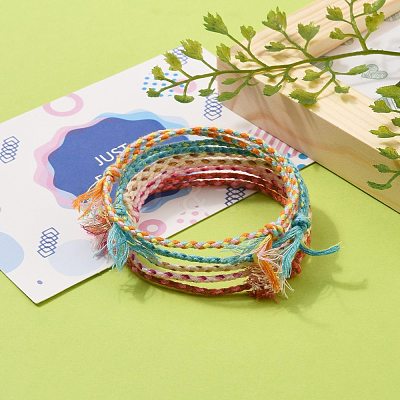 Cotton Braided Cords AJEW-JB00795-1