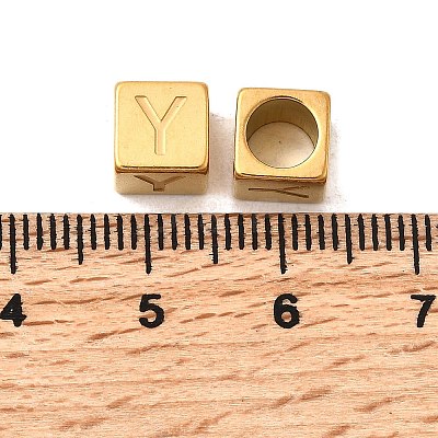 304 Stainless Steel European Beads STAS-D382-02Y-G-1