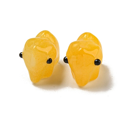 Handmade Transparent Glass Beads GLAA-N0028-01J-1
