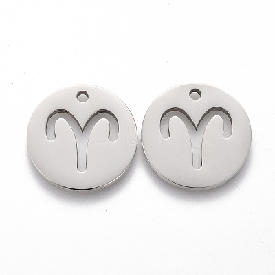 Tarnish Resistant 201 Stainless Steel Pendants STAS-Z001-B-05P-1