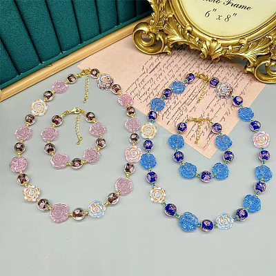 150Pcs 5 Colors Transparent Acrylic Beads FIND-WR0011-40-1