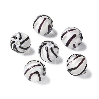 Handmade Transparent Lampwork Beads BLOW-D300-08F-1