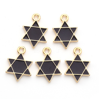 Alloy Enamel Pendants ENAM-S121-025A-1