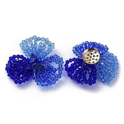 Glass Beaded Cabochons FIND-G058-03B-1