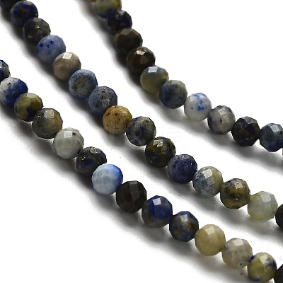 Natural Lapis Lazuli Beads Strands G-RM2025-A21-3mm-1