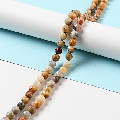 Natural Crazy Lace Agate Beads Strands G-E571-36B-1