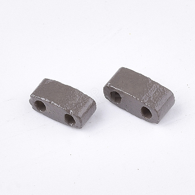 2-Hole Baking Paint Glass Seed Beads LS-SEED-S023-17B-17-1