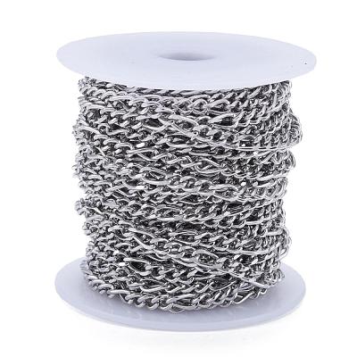 Tarnish Resistant 304 Stainless Steel Figaro Chains CHS-K001-82-1
